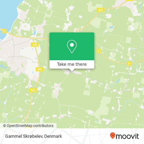 Gammel Skrøbelev map