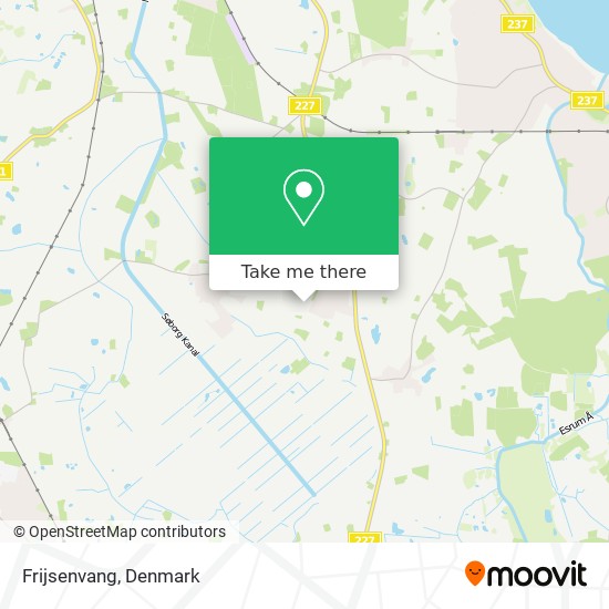 Frijsenvang map