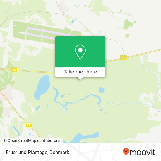 Fruerlund Plantage map