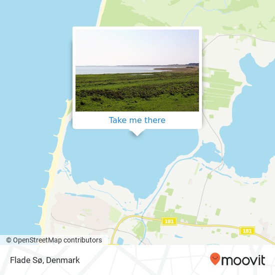 Flade Sø map