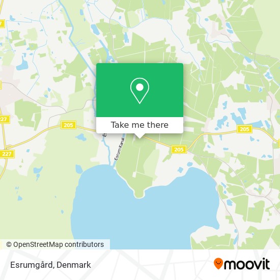 Esrumgård map