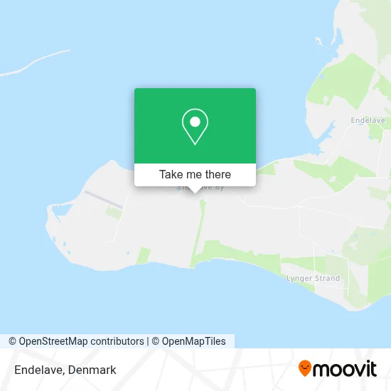 Endelave map