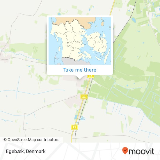 Egebæk map