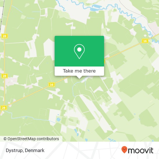 Dystrup map