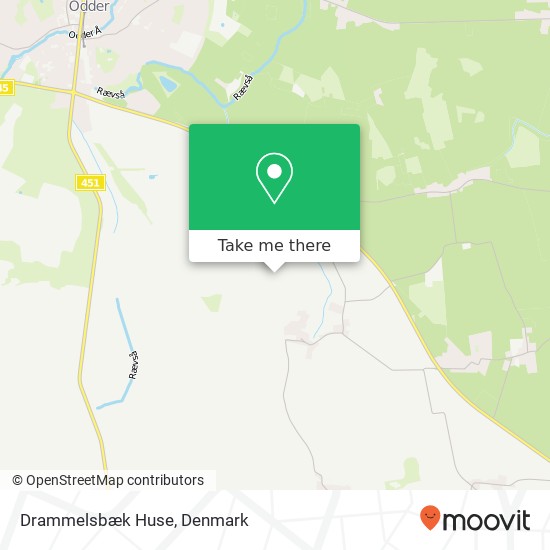Drammelsbæk Huse map