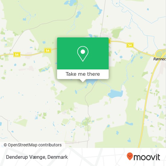 Denderup Vænge map