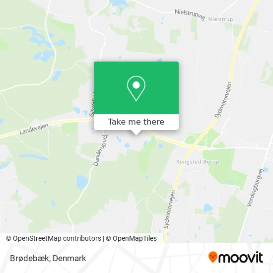 Brødebæk map