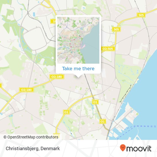 Christiansbjerg map