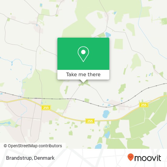 Brandstrup map