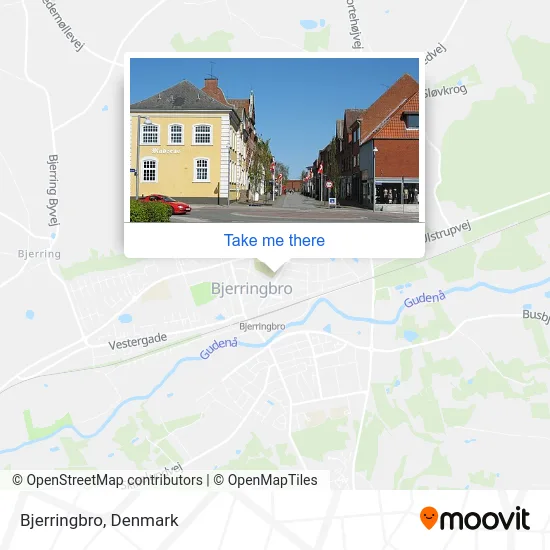 Bjerringbro map