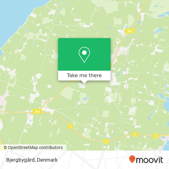 Bjergbygård map