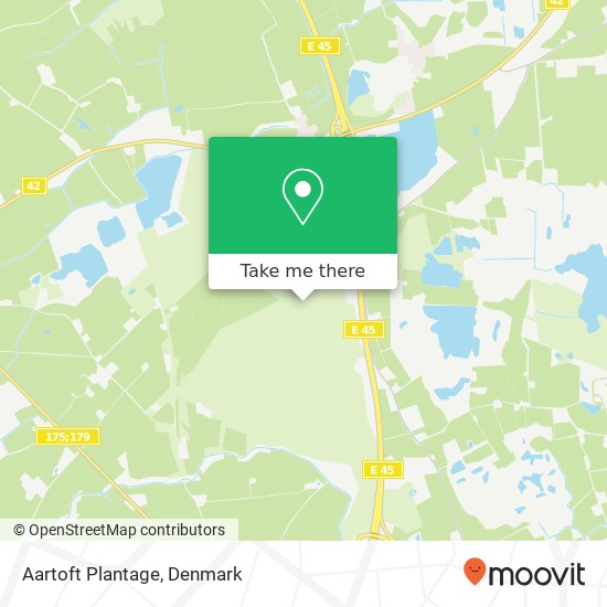 Aartoft Plantage map