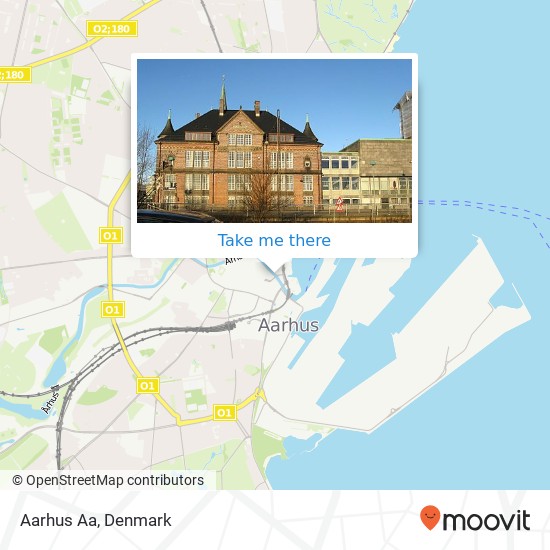 Aarhus Aa map