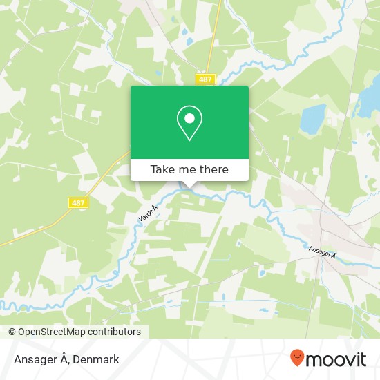 Ansager Å map