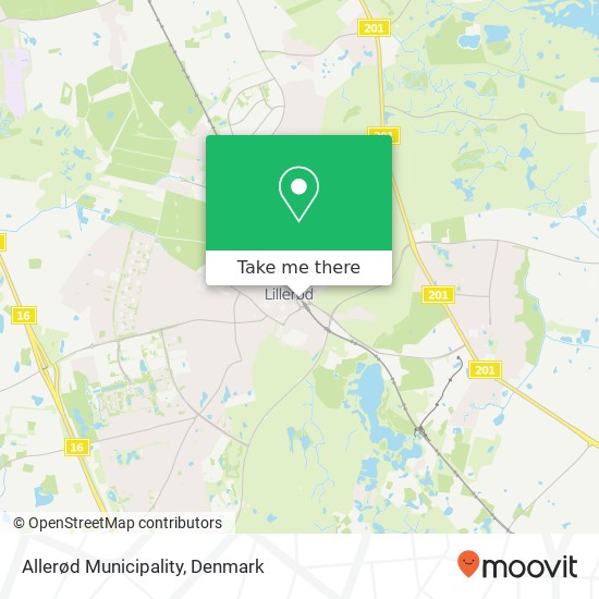 Allerød Municipality map