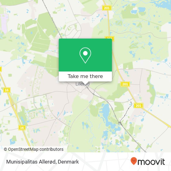 Munisipalitas Allerød map