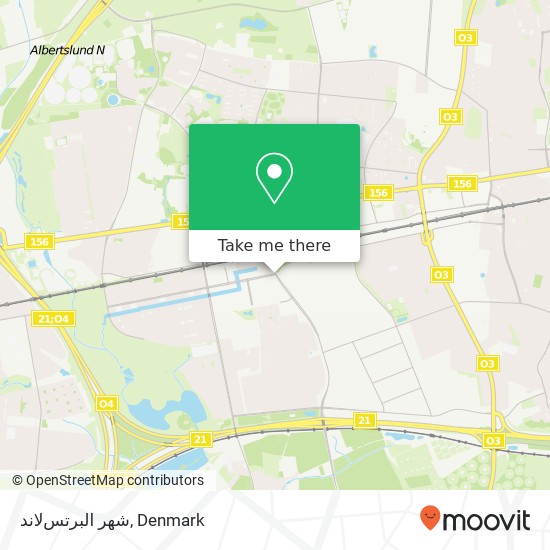 شهر البرتس‌لاند map