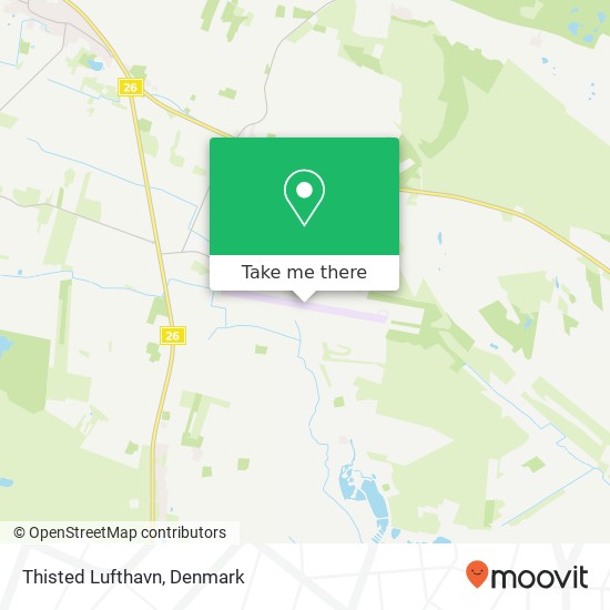 Thisted Lufthavn map