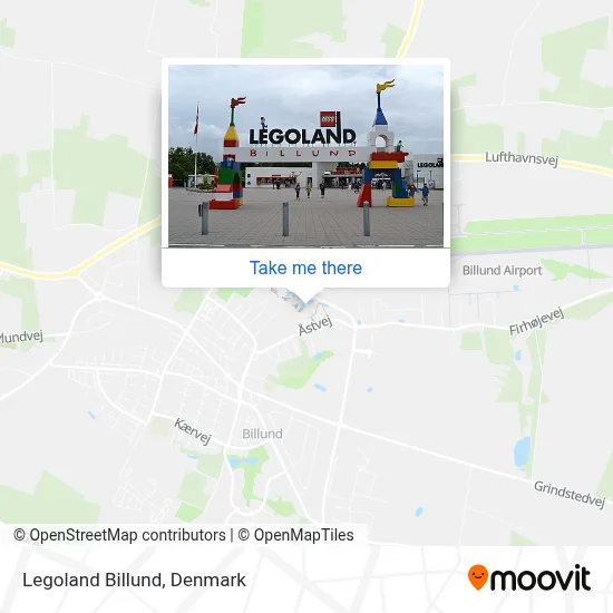 Legoland Billund map