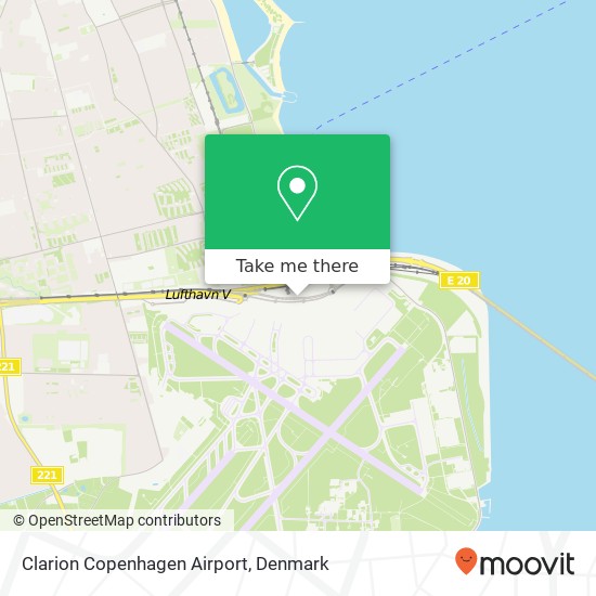 Clarion Copenhagen Airport map