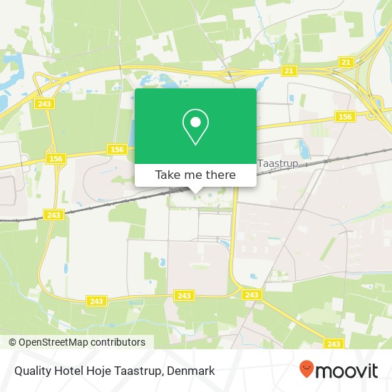 Quality Hotel Hoje Taastrup map