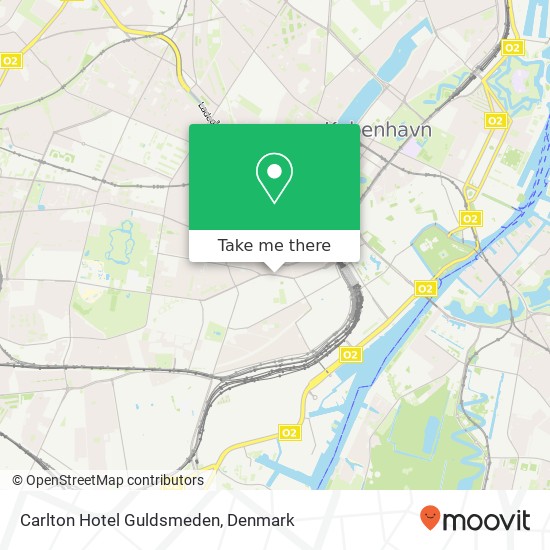 Carlton Hotel Guldsmeden map