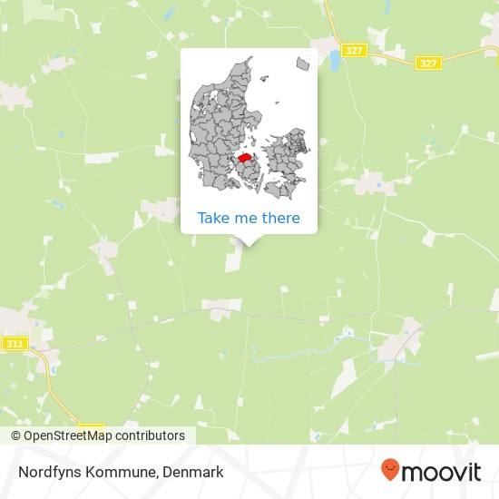 Nordfyns Kommune map