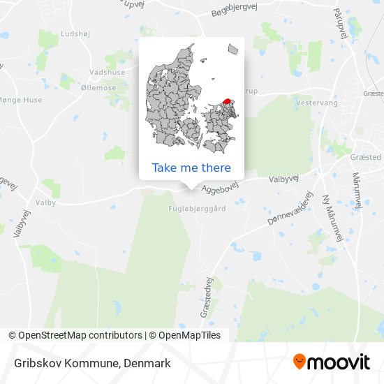 Gribskov Kommune map