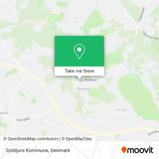Syddjurs Kommune map