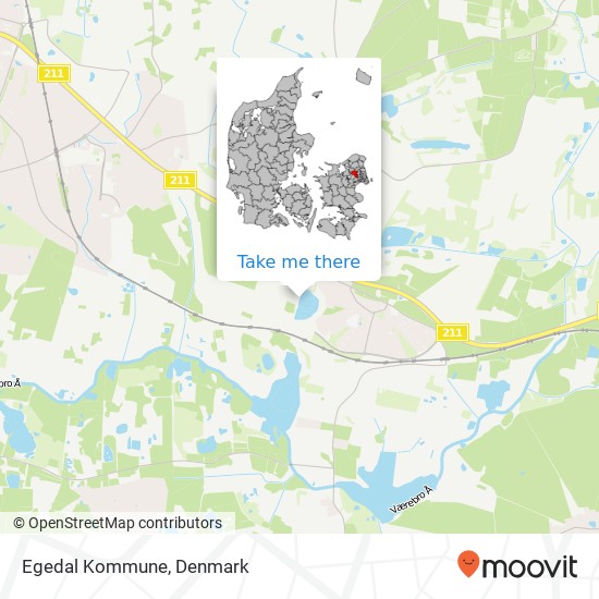 Egedal Kommune map