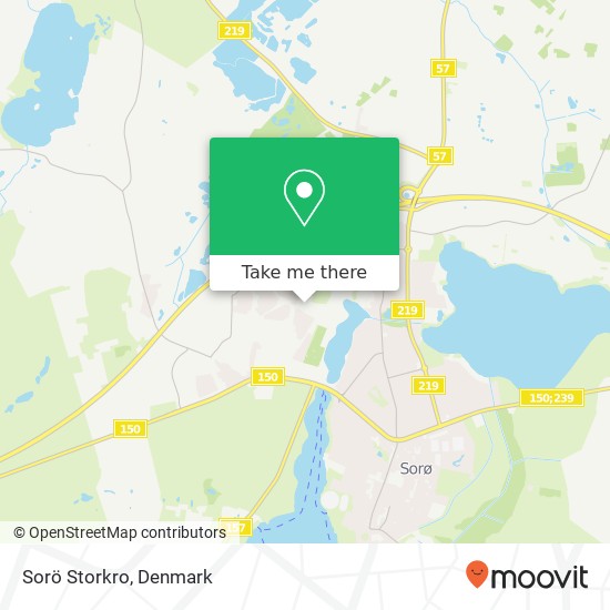 Sorö Storkro map