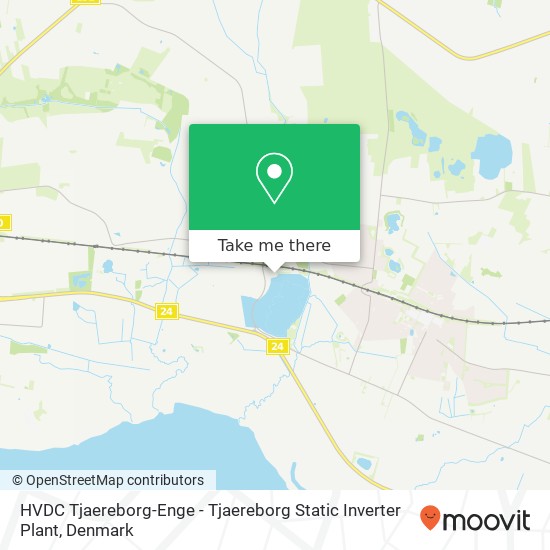 HVDC Tjaereborg-Enge - Tjaereborg Static Inverter Plant map