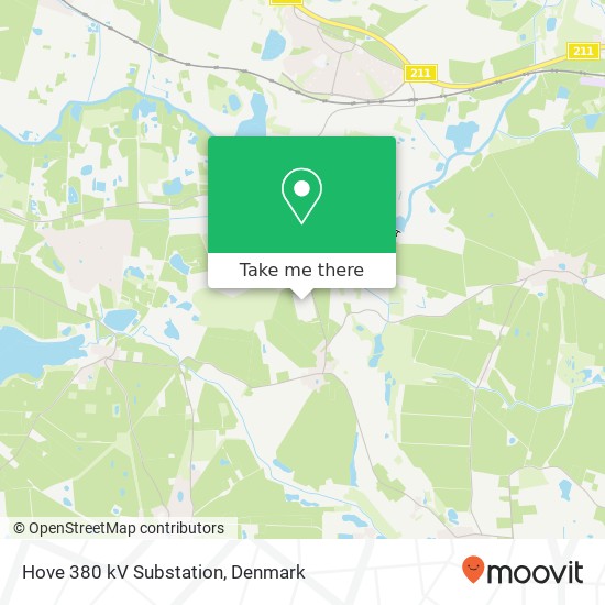 Hove 380 kV Substation map