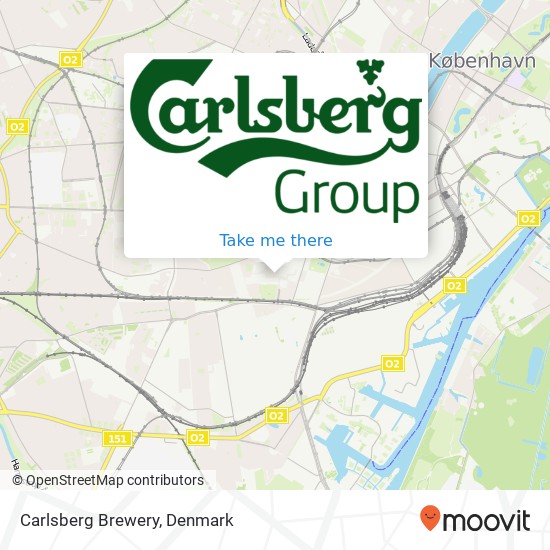 Carlsberg Brewery map