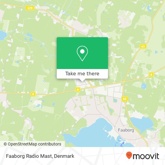 Faaborg Radio Mast map