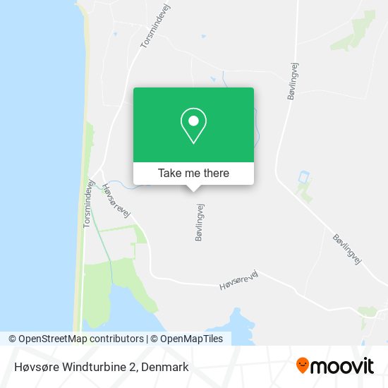 Høvsøre Windturbine 2 map