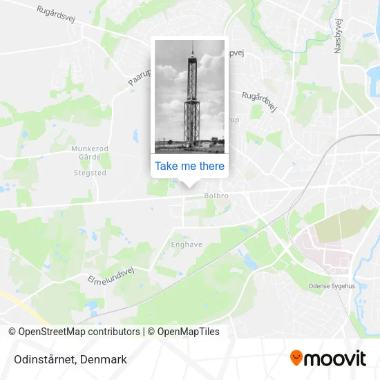 Odinstårnet map