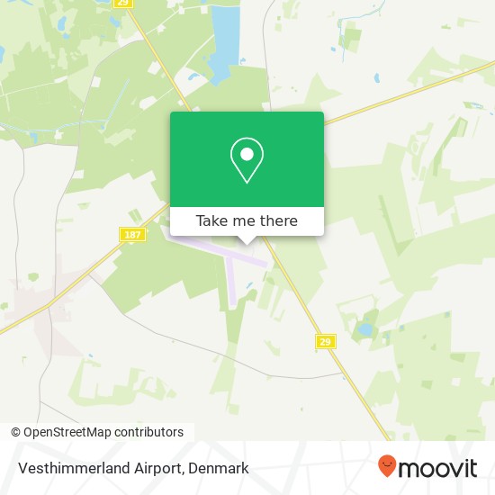 Vesthimmerland Airport map