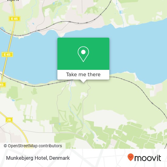 Munkebjerg Hotel map