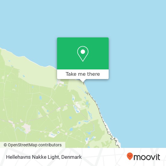 Hellehavns Nakke Light map