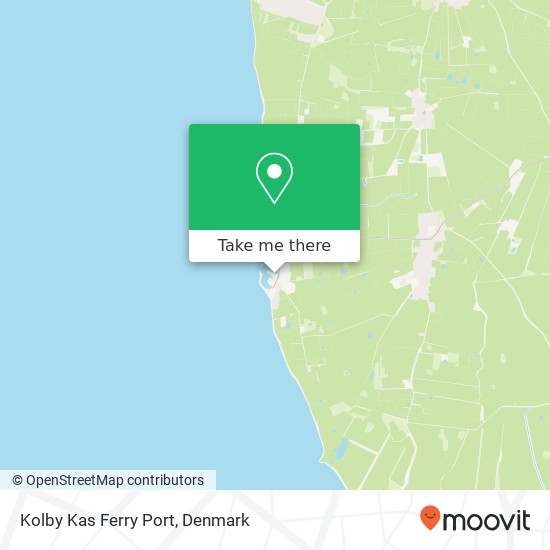 Kolby Kas Ferry Port map