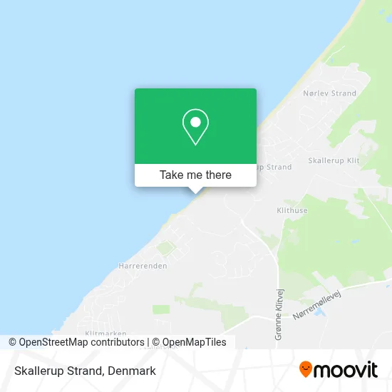 Skallerup Strand map