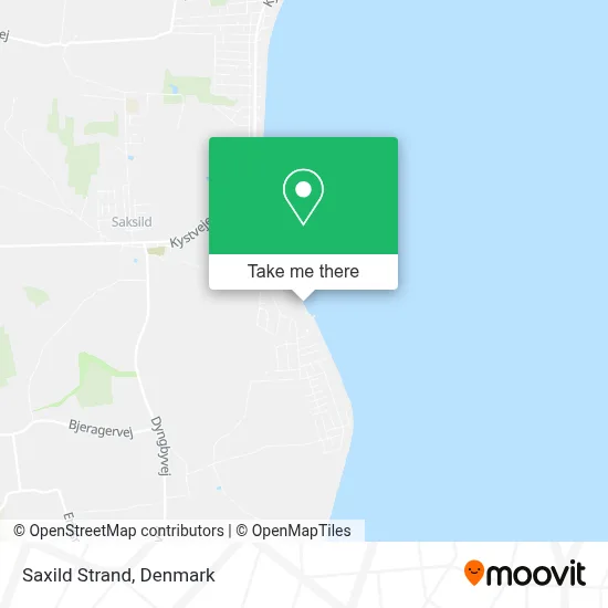 Saxild Strand map