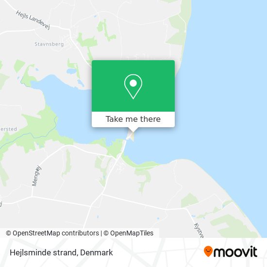 Hejlsminde strand map