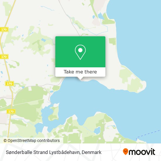 Sønderballe Strand Lystbådehavn map