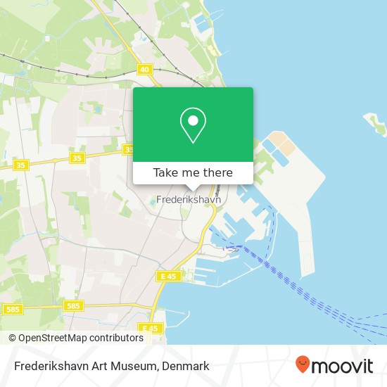 Frederikshavn Art Museum map