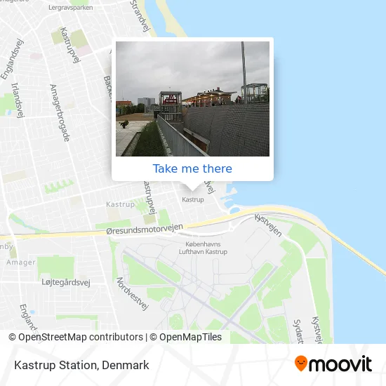 Kastrup Station map