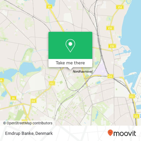Emdrup Banke map