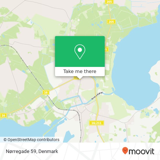 Nørregade 59 map