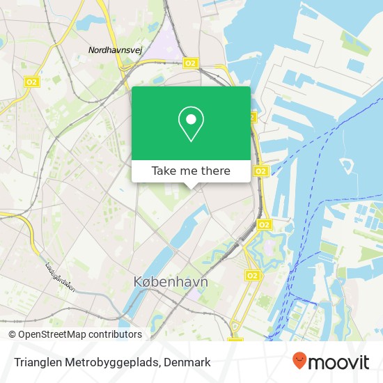 Trianglen Metrobyggeplads map